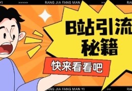 B站最新截流玩法：日引流200+，简单粗暴的流量密码！